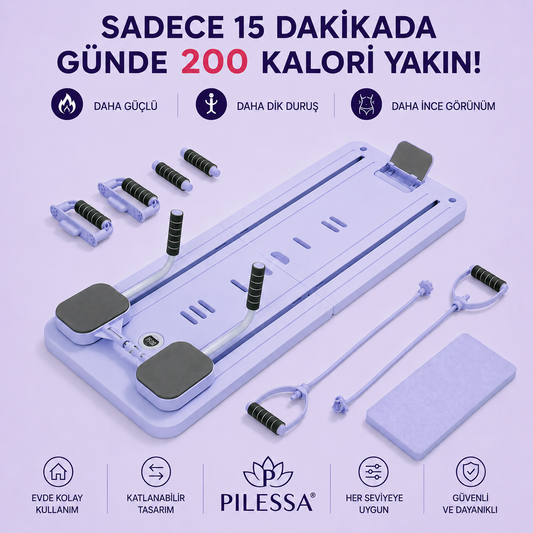 💜Pilessa™ Katlanabilir Reformer Pilates Aleti💜