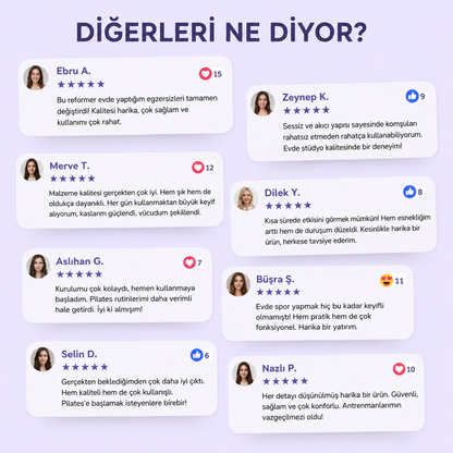 💜Pilessa™ Katlanabilir Reformer Pilates Aleti💜